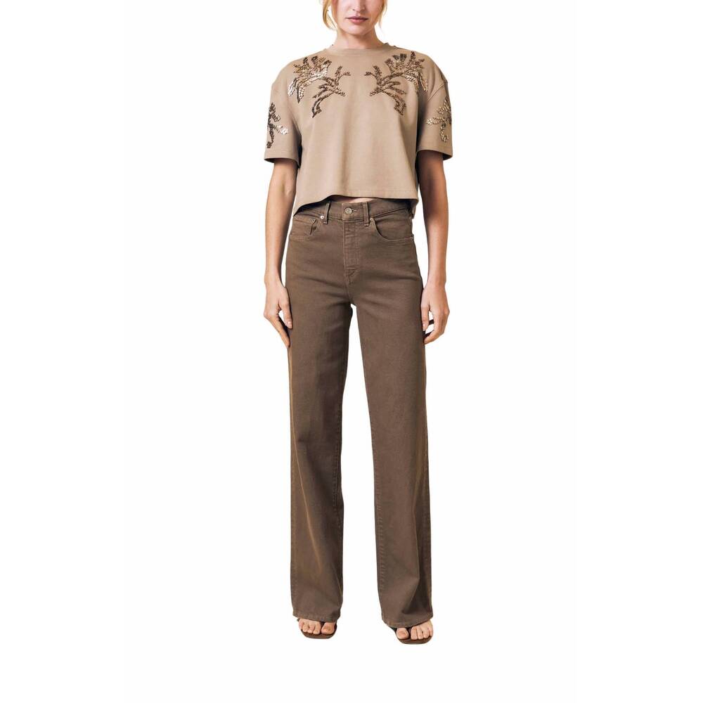 NEW LE JEAN column jeans in dune